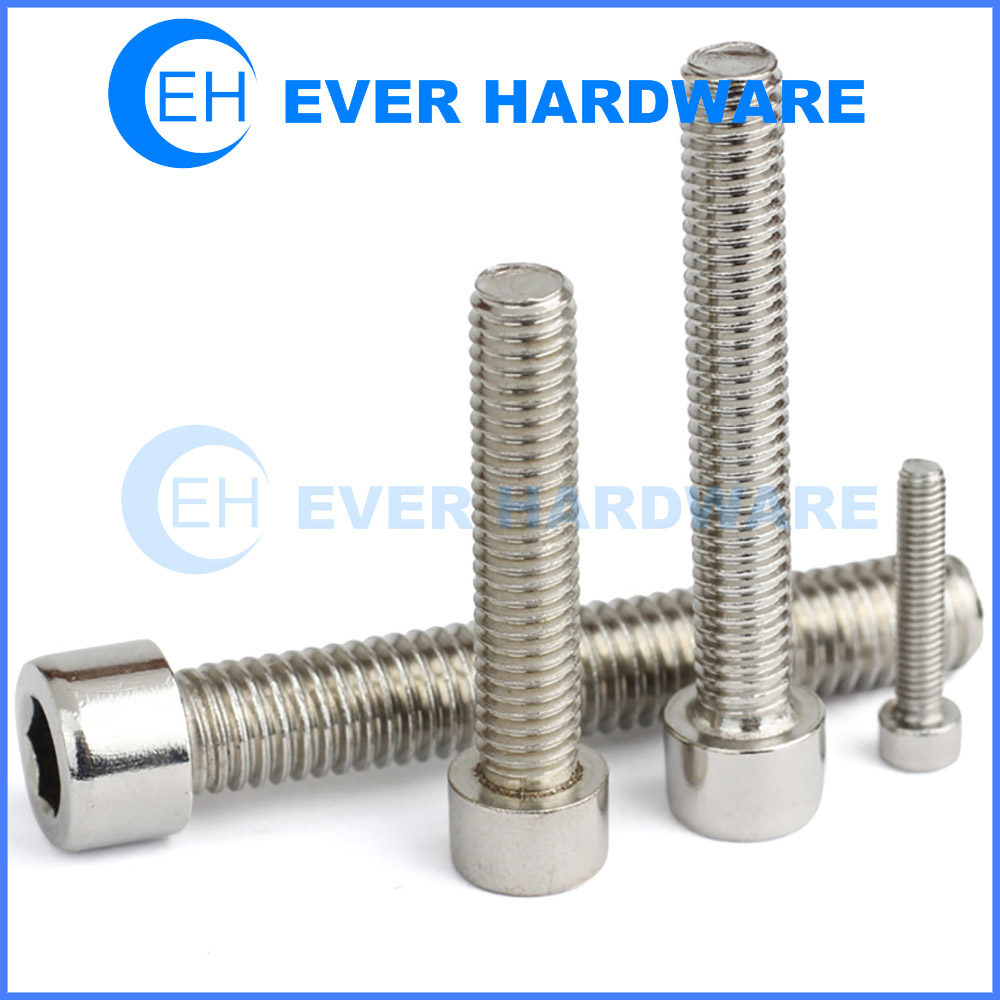 Imperial Machine Screws Stainless Steel Assortment Anchor Socket Head Cap Cylindrical Inch Size Hex Key Wrench Drive Bolts Plain Finish Fasteners Supplier
