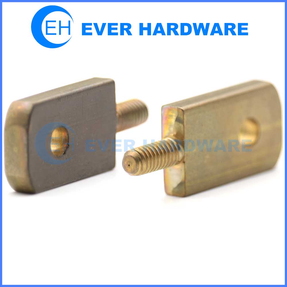 M4 Brass Machine Screws Specialty Head Copper Bolts Handle Drive Corrosion Resistance Thermal and Electrical Conductivity Metal Conduit Fasteners Supplier