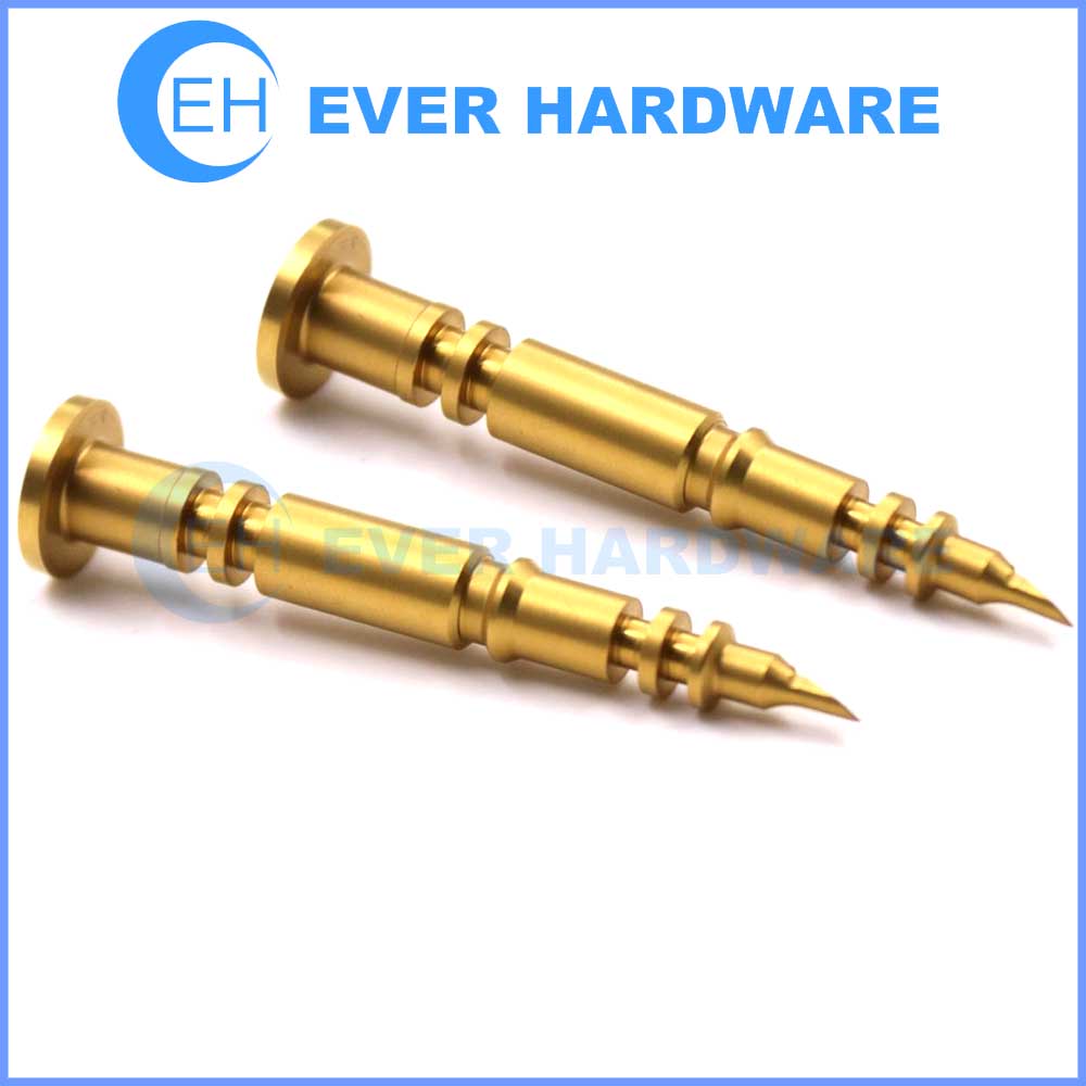Small Turned Parts CNC Brass Components Precision Engineering Micro RoHS Compliance Specialty Machining Spare Customized Metal Hardware Manufacturer