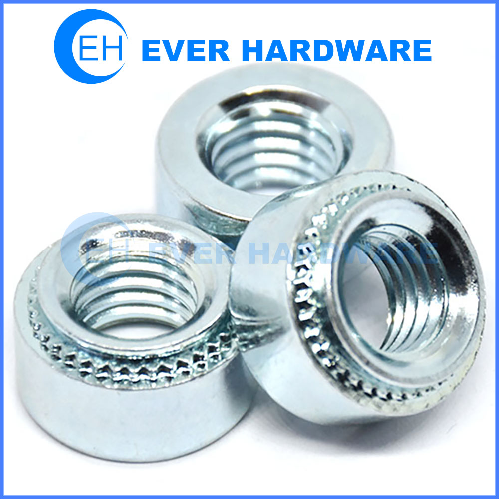 Steel HT Material with a Special zinc Plated Finish Package of 500 S-0518-2ZIJR SELF-CLINCHING PEM NUT 5/16-18 